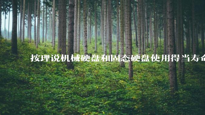 按理说机械硬盘和固态硬盘使用得当寿命几乎一样长，但为什么网上传言机械硬盘更容易坏？