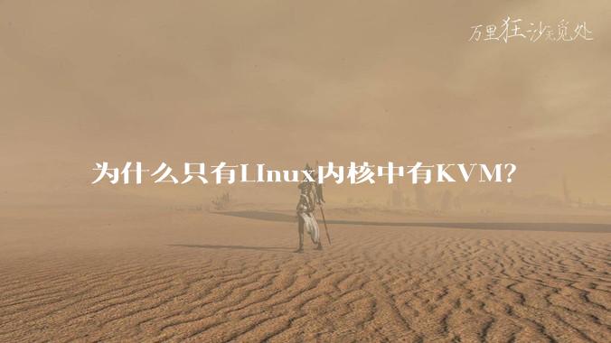为什么只有Linux内核中有KVM？