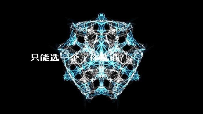 只能选一个，你选谁？