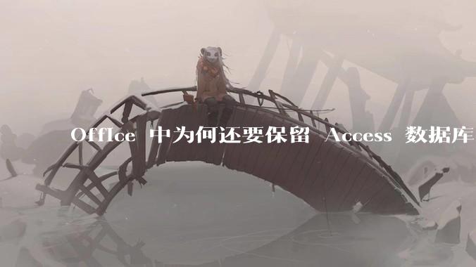 Office 中为何还要保留 Access 数据库?