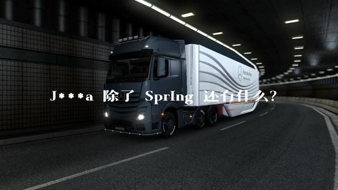 J***a 除了 Spring 还有什么？